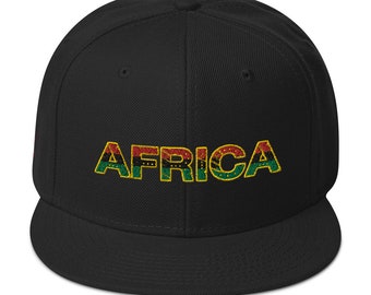 Afrika Snapback Hat, Panafrikanische Farben