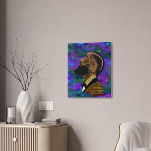 Nipsey Hussle Art, Harlem Artist Canvas, Pop Culture Portrait image 8