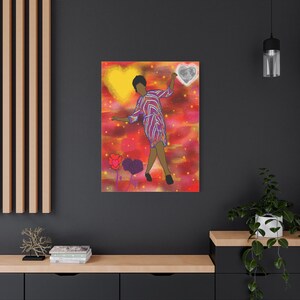 Aretha Franklin Canvas Art | Queen of Soul Tribute, Dancing Woman image 4
