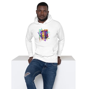 Abstract Hoodie Etsy