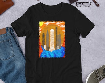 Manhattan Skyline T-Shirt, NYC Art Tee