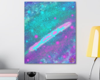 Colorful Abstract Canvas Art, Modern Home Decor