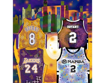 Veste sans Manches sans Manches Respirante S Maillot de Basketball Noir Mamba Lakers CHYSJ Jersey de Jaune # 8 Kobe