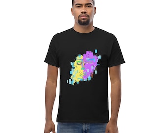 Glitch Art T-Shirt | Vaporwave Cyberpunk Unisex Tee
