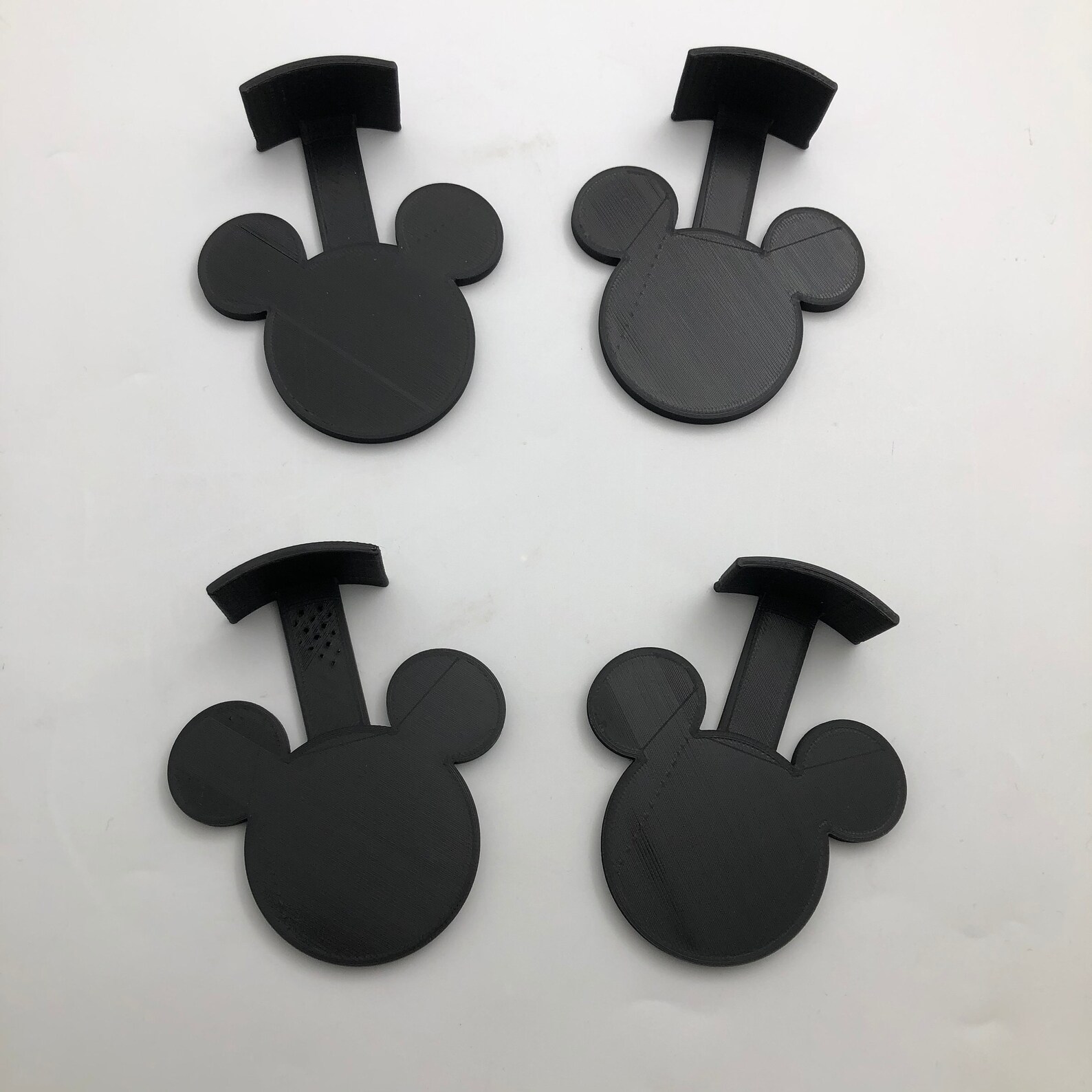 12 Pack Mickey Minnie Disney Inspired Ear Wall Hook 3D Printed Etsy