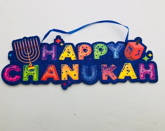 Chanukah Sign Decorations Decor Menorah Chanukah Chanukkah Hanuka Hanukkah