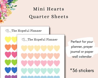 Tiny Cross Stickers Pastels Brights Christian Planner Sticker Sheets Neutrals