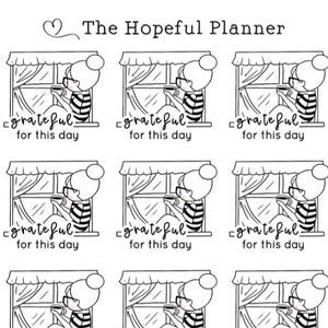 Planner Girl - Dankbaar - Planner / Journal stickervel