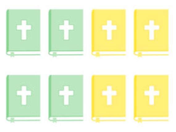 Tiny Cross Stickers Pastels Brights Christian Planner Sticker Sheets Neutrals