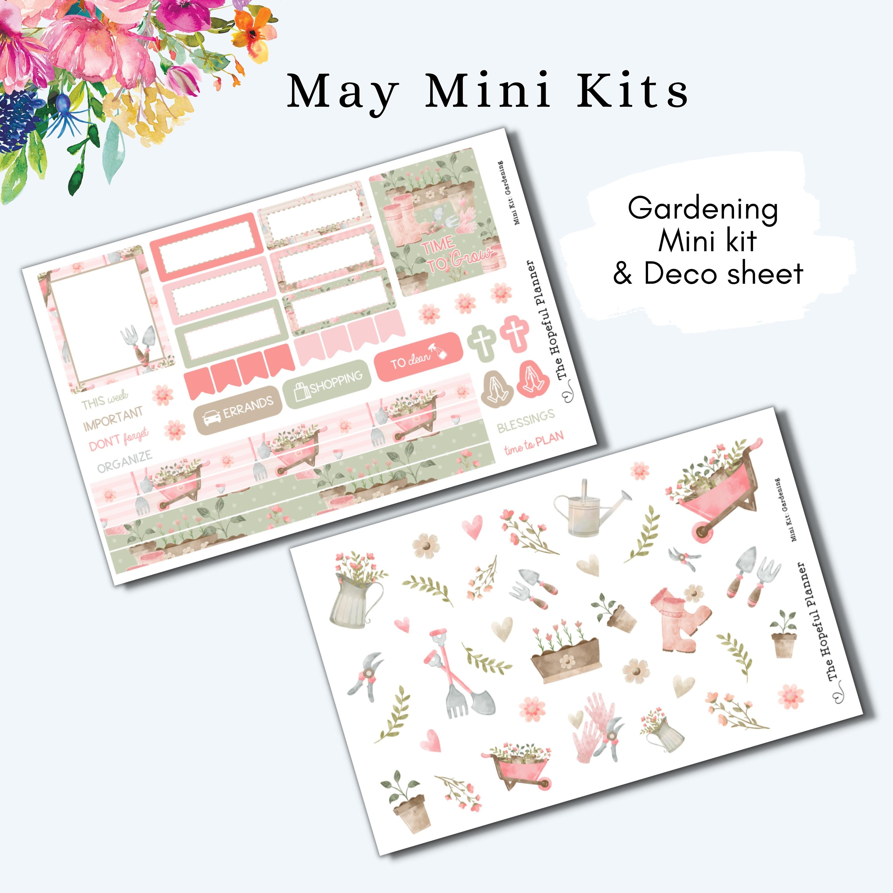 Mini Planner Stickers Set