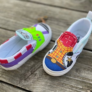 Toy Story Kids Vans Etsy