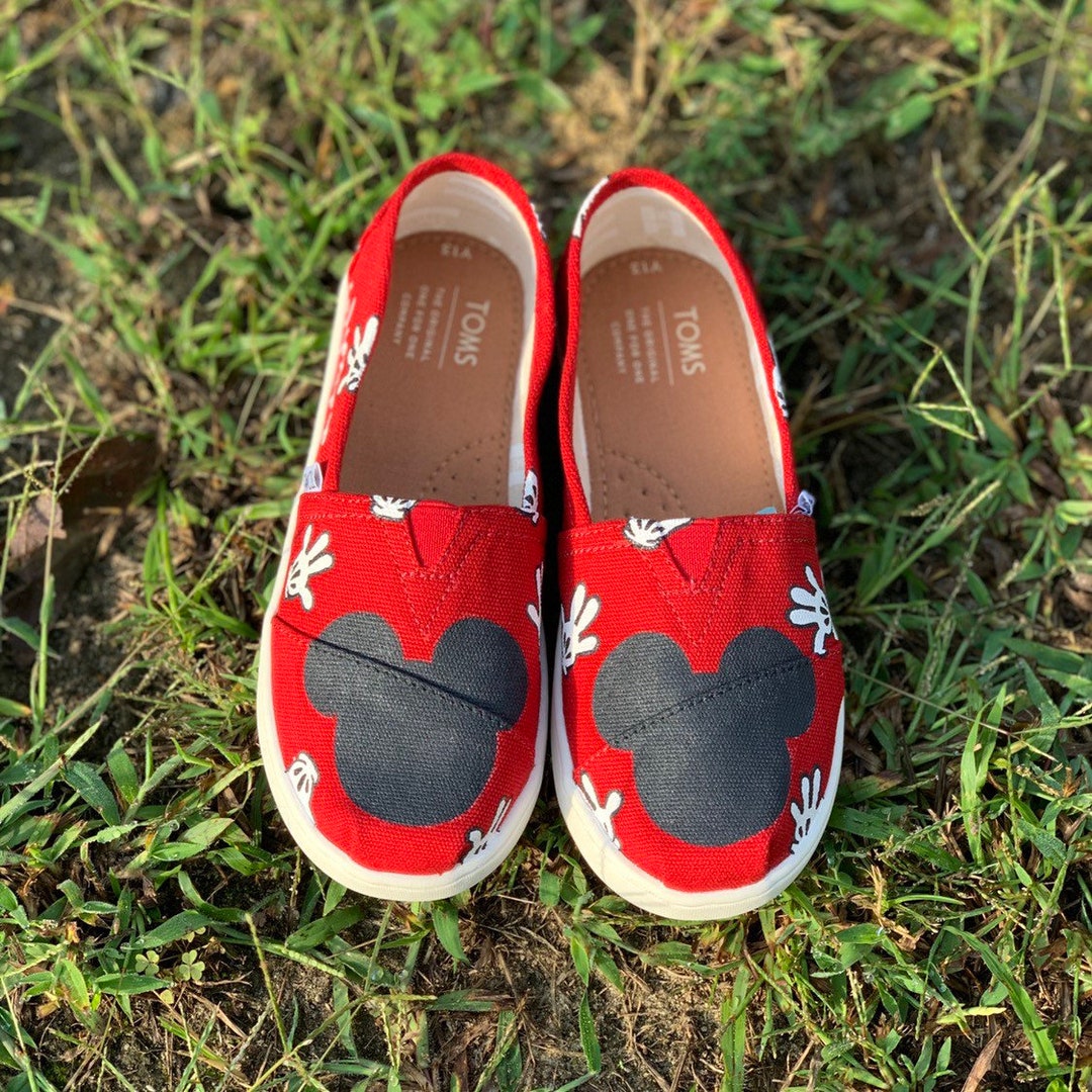 Mickey mouse toms best sale shoes