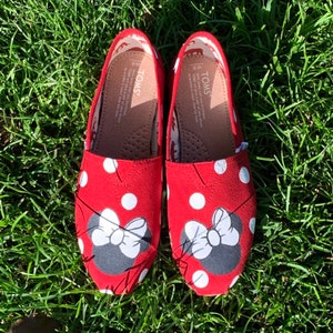 Minnie Mouse rouge TOMS pour femme