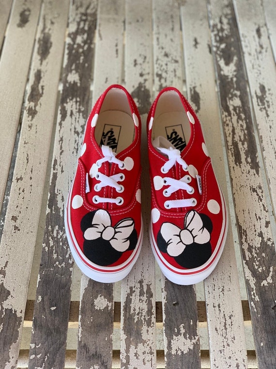 minnie mouse vans toddler size 7