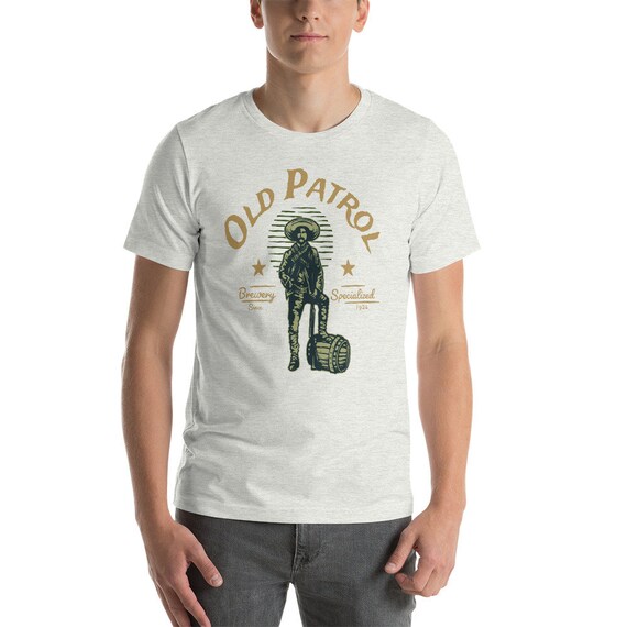 Ancienne brasserie patrouille | Cadeau Cadeau Cadeau pour Police * lion * Border Patrol * shérif * militaire * patriote * Law Enforcement cadeau | Manches courtes unisexe T-Sh 227969 Ancienne brasserie patrouille | Cadeau Cadeau Cadeau pour Police * lion * Border Patrol * shérif * militaire * patriote * Law Enforcement cadeau | Manches courtes unisexe T-Sh 227969