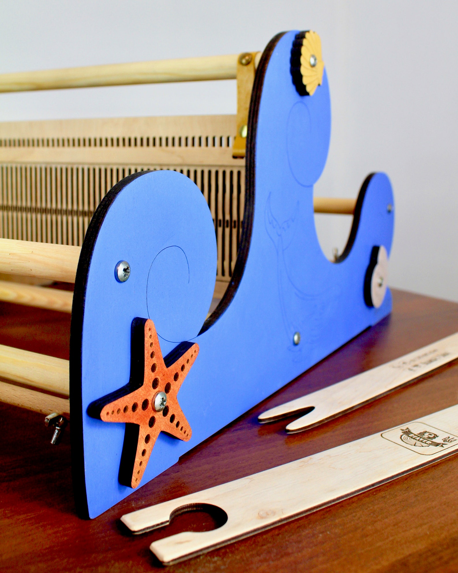 Small Table Weaving Loom. Starter Loom Kit for Begginers. 2 Etsy