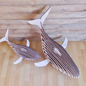 Do It Yourself WHALE Pendant Light. DIY Kit Ceiling Chandelier / Wall Light Sconce. Whale Self Assembly Kit Nursery Night Lamp Birthday Gift afbeelding 7