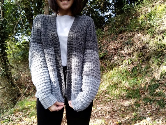 Nameme Cardigan Knitting Pattern, Oversized Cardigan, Bulky Nameme Cardigan Knitting Pattern, Oversized Cardigan, Bulky