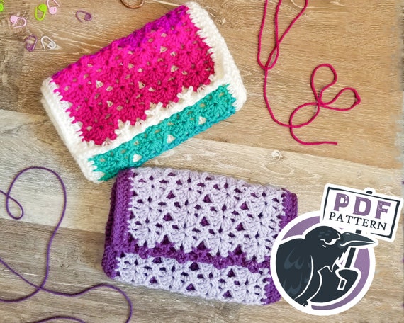 Mermaid Games Crochet Clutch Bag Pattern: Video Game Console Case (PDF)