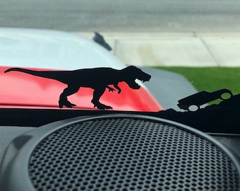 6 Jurassic Mini Dinosaur Decals for Vehicles