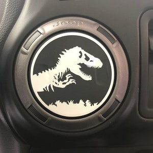 Jurassic Themed AC Vent Decals for Jeep JK/JL/Gladiator/Patriot