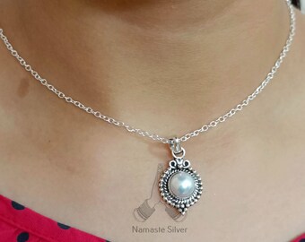 ★LOVE ME MONSTER★Essential Pearl Chain Necklace 8mm ☆LOVE ME MONSTER☆Essential Pearl Chain Long Necklace 8mm