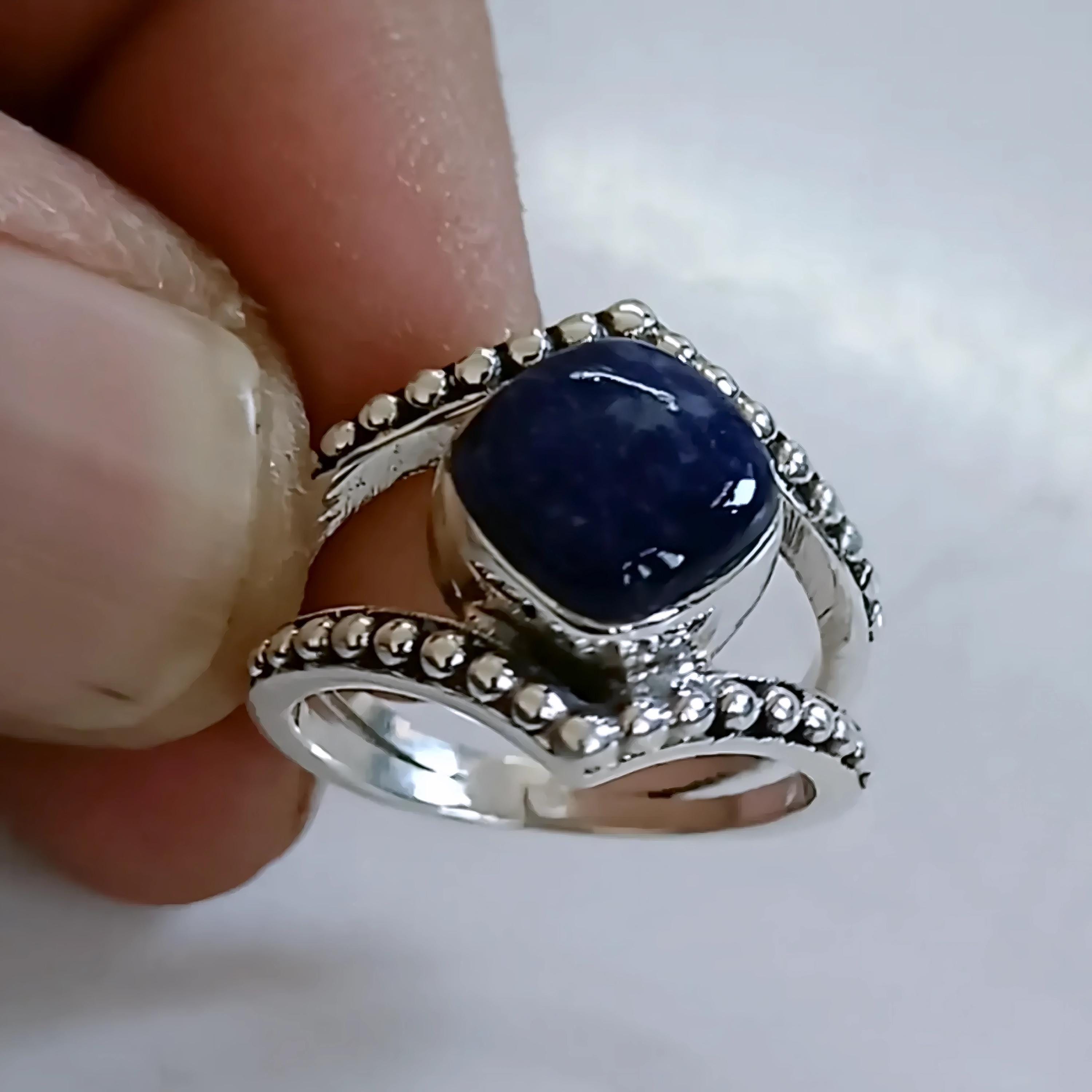 Sodalite ring - Etsy 日本