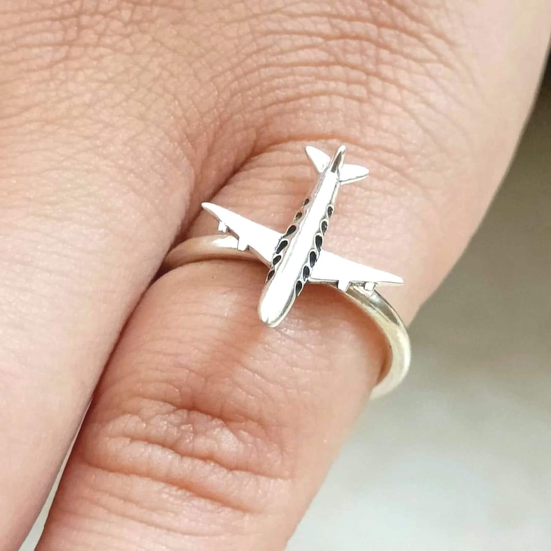 コレクション フランス アンティーク シルバー925 飛行機 リング