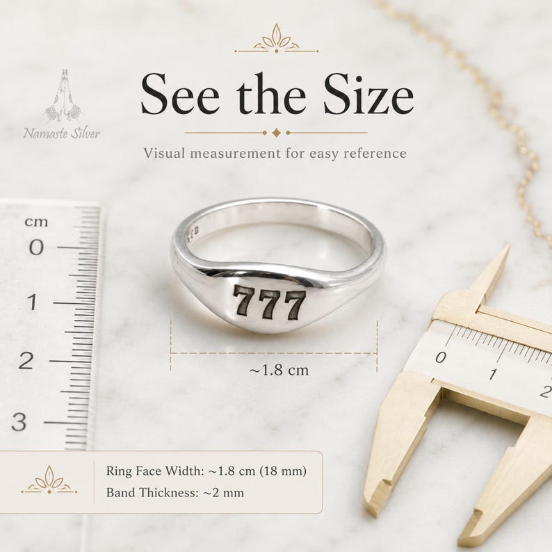 Angel Numbers Ring Sterling Silver Custom Engraved Spiritual Jewelry