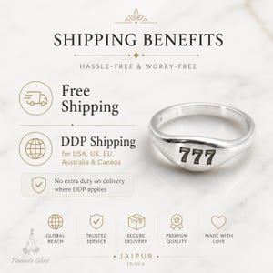 Angel Numbers Ring Sterling Silver Custom Engraved Spiritual Jewelry