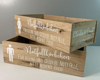 Aufkleber für Notfallkörbchen, Sticker für Notfallkiste, DIY Beschriftung erste Hilfe Box, Deko Idee für Eure Hochzeit