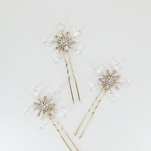Crystal Star Resin Hair Pins | Bridal Hair Pins | Rhystones Hair Accessories | Bridal Accessories