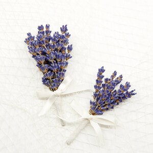 Dried Lavender Boutonniere