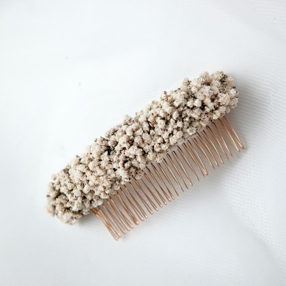 Preserved Baby’s Breath Josephine Comb Les Couronnes de Victoire | Accessories | Preserved Babys  main image 4