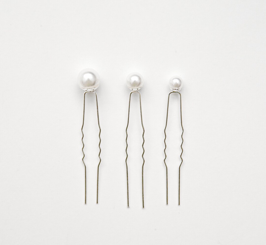 Pearl Hair Pins Pearl Hair Accessories Bridal Accessories Etsy