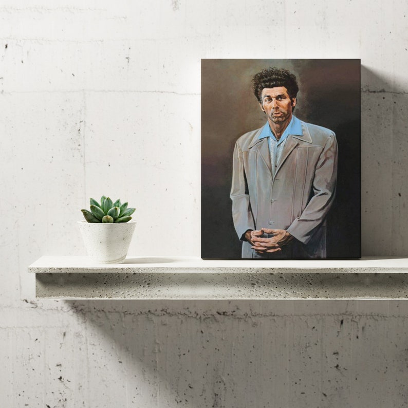 Cosmo Kramer Seinfeld Canvas Painting Wall Art Prints Decor Etsy