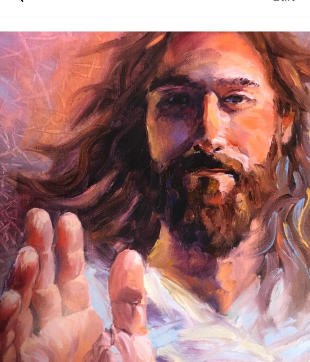 Easter Art, Risen Christ, Christ Portrait, โon the Third Dayโ,11x14 ...