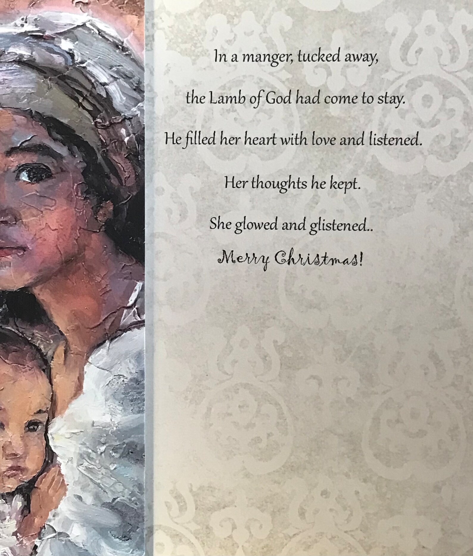 Christmas Cards Free Shipping Mary With Jesus in the Manger Etsy
