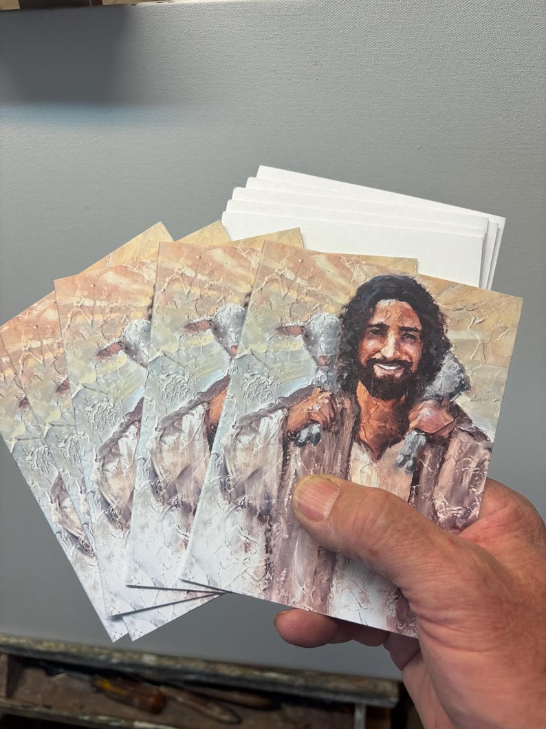 Good Shepherd Thank You Cards, Christian Stationery , Encouragement Gift bild 4