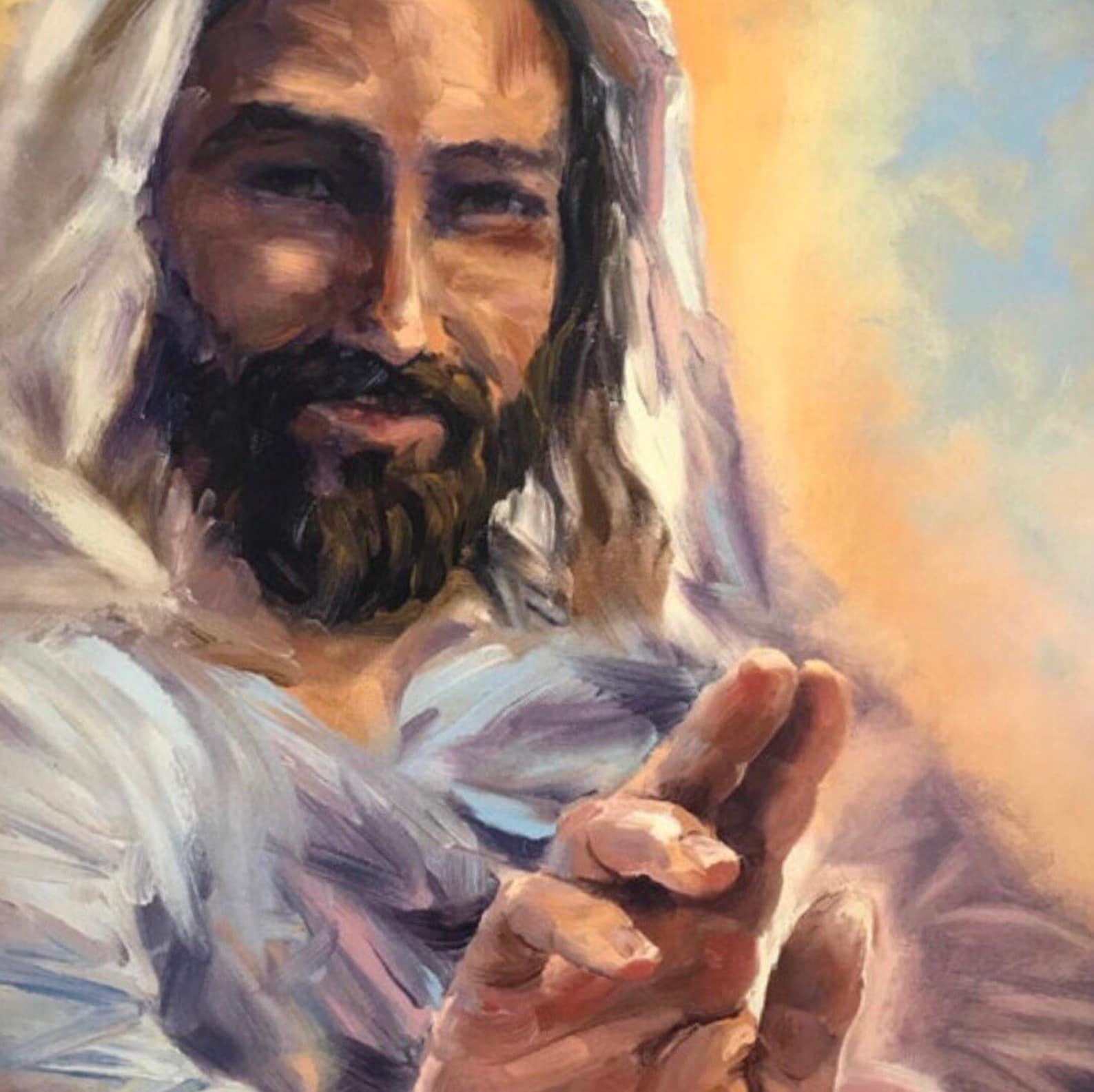 Healing Art Jesus Art 11x14 healing Touch Christian Art Etsy
