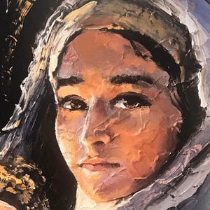 Beauty of the Virgin Mary with child  Art Print, 8x10 to 16x20, Mother and Child Art, baby’s room,  Nursery Art, new mom gift