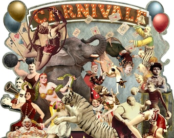 Wooden Puzzle, 200/400/700 pieces - Carnivale