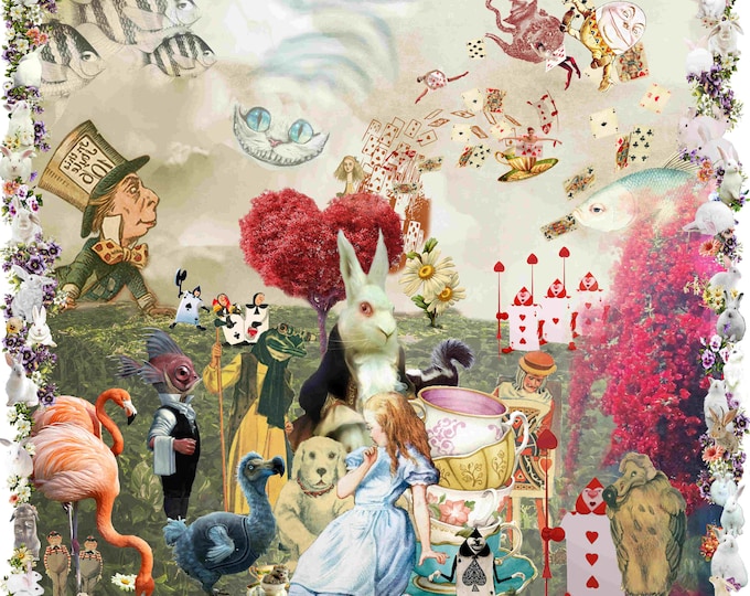 Featured listing image: Wooden Puzzle, 144/300/700 pieces - Alice in Wonderland