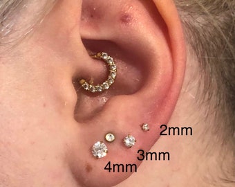 16 gauge mens earrings