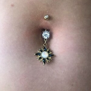 12g belly hot sale ring