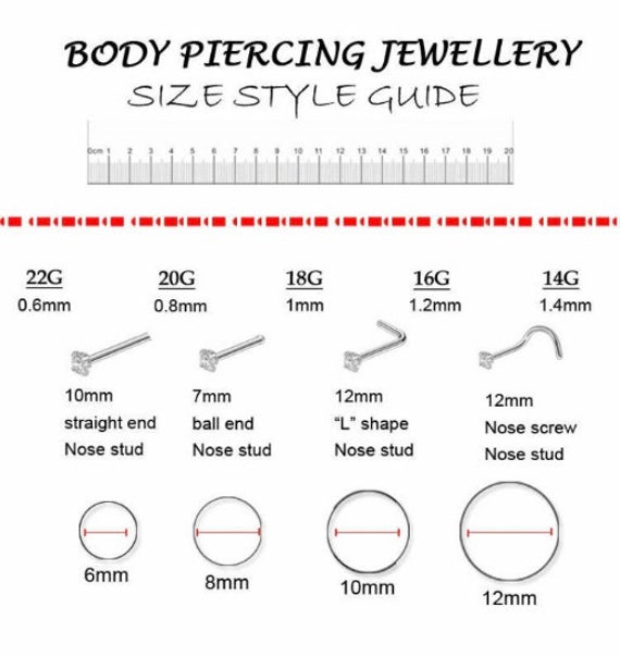 Sterling Silver 18kt Rose Gold Plated 2mm Crystal L Shape Nose Ring Stud Sterling Silver 18kt Rose Gold Plated 2mm Crystal L Shape Nose Ring Stud