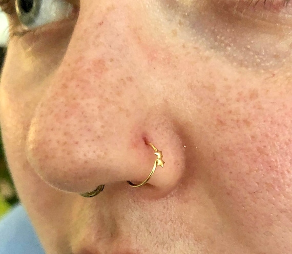 Star Hoop Ring for Nose & Ear