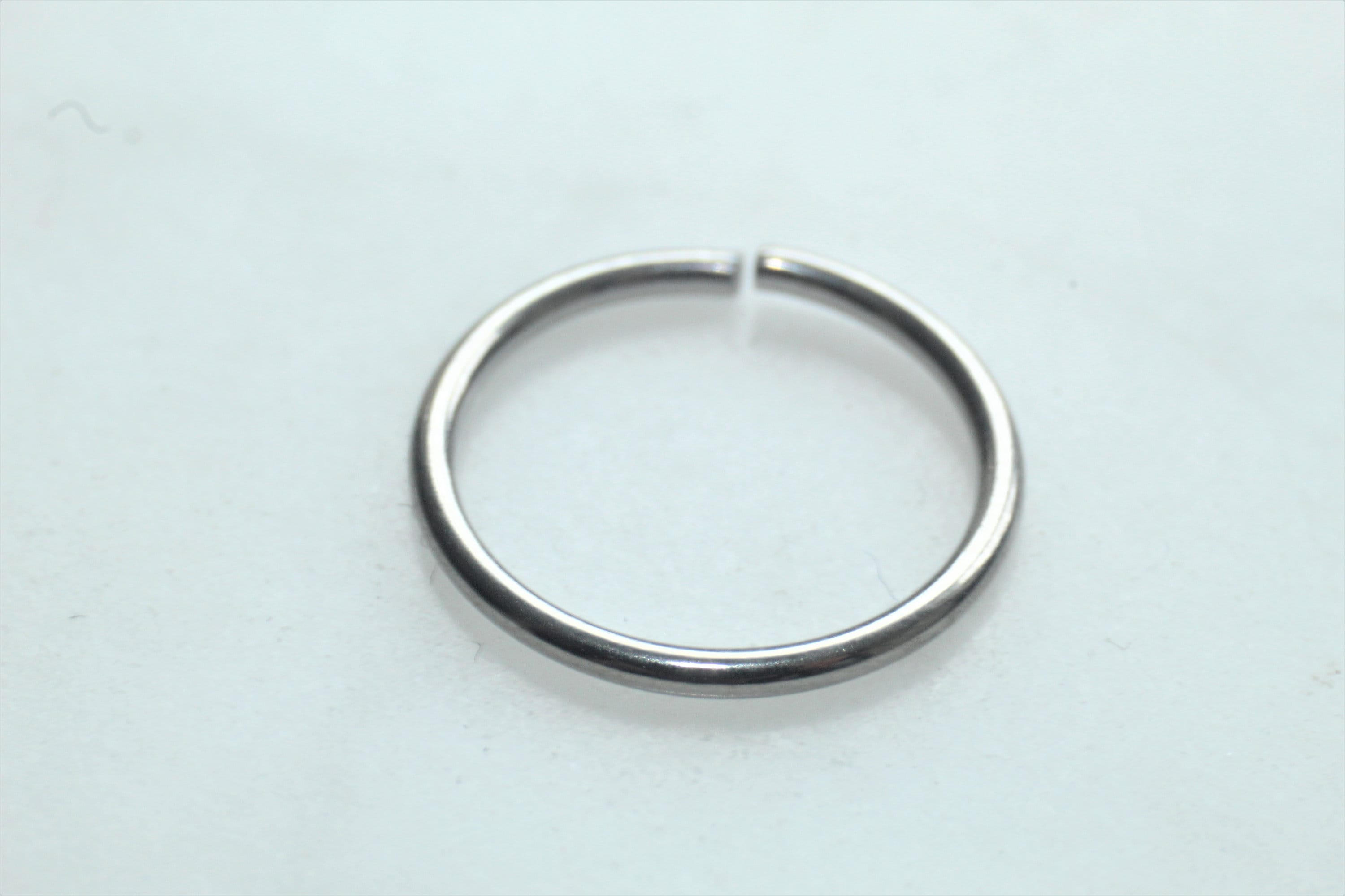 X1 18 Gauge G23 10mm Titanium Seamless Nose Ring Septum Etsy