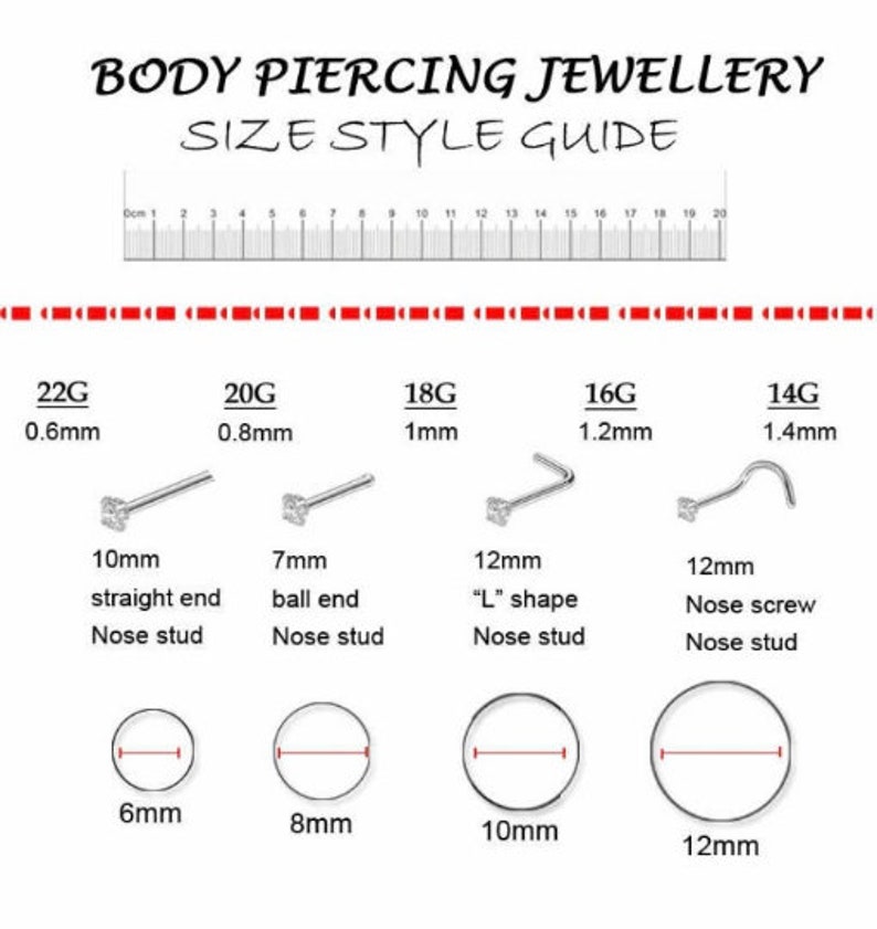 x3 Studs 24G Tiny 1.2mm Zirconia Crystal 18ct Gold plated Sterling Silver, Sterling Silver Nose Stud Straight / Bone End / L post Jewellery image 5