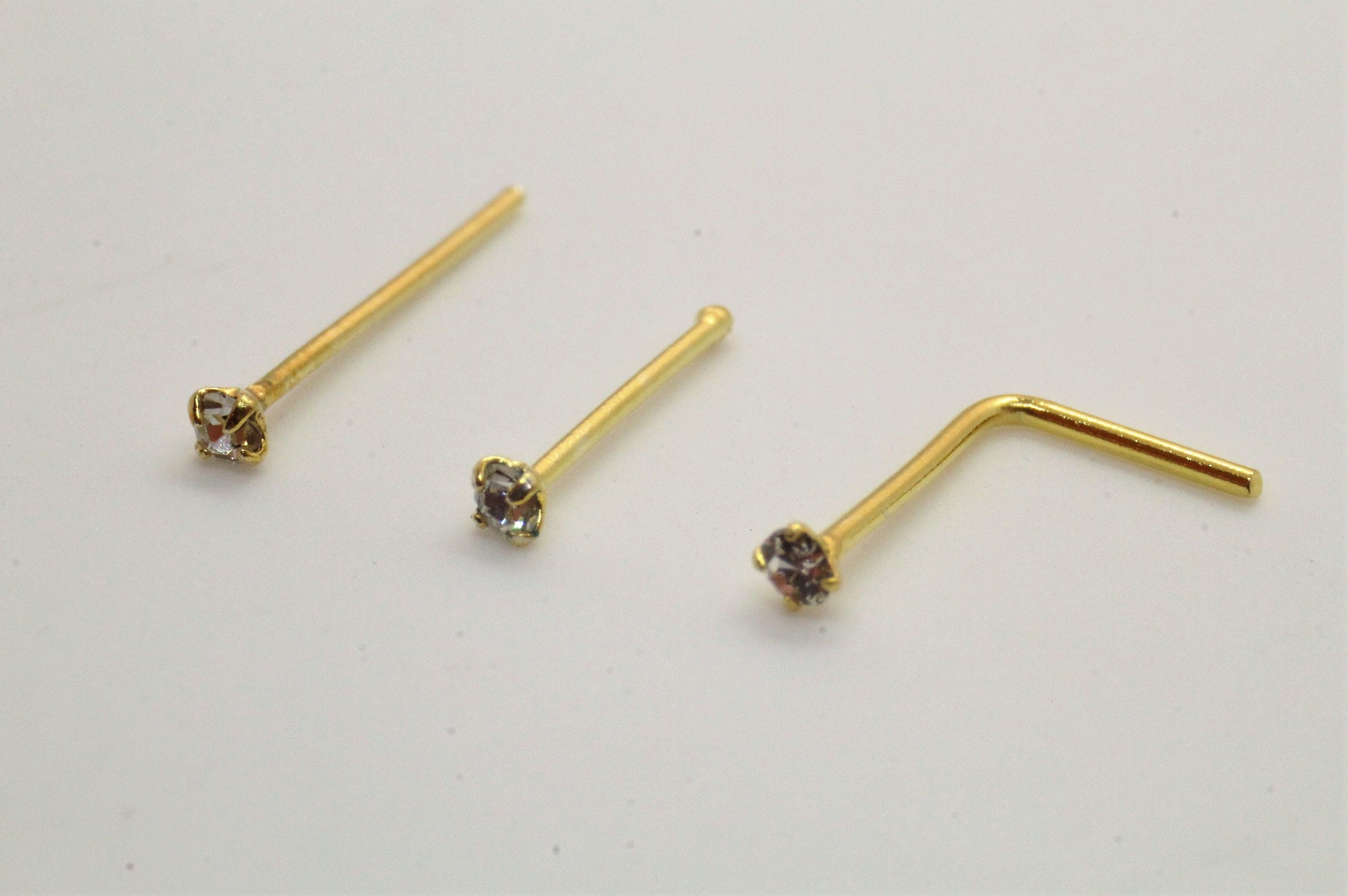 X2 24 Gauge 1.5mm Sterling Silver / Gold Plated Sterling - Etsy